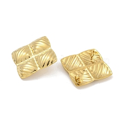 Boucles d'oreilles en acier inoxydable 304 avec placage ionique (IP)&nbsp;STAS-S146-15G