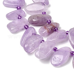 Natürliche Lavendel-Amethyst-Perlenstränge&nbsp;G-L649-D01-01