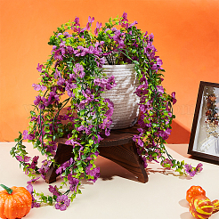 4 vigne violette artificielle en plastique pour décoration de mariage&nbsp;DIY-WR0005-32F