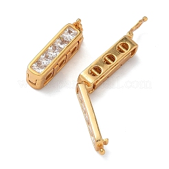 925 fermaglio twister in argento sterling con zirconi cubici&nbsp;STER-WH0007-28B-G