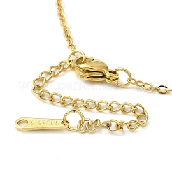 Colliers pendentifs en acier inoxydable 304&nbsp;LS-NJEW-D063-02G
