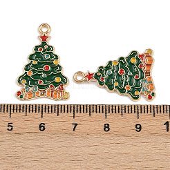 Natale in lega tema ciondoli smaltati&nbsp;ENAM-C031-01G-02
