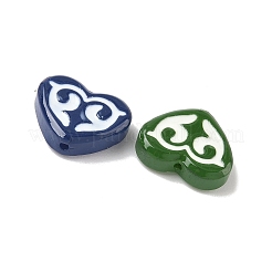 Perles de verre teintées et cuites au four&nbsp;LAMP-D004-02