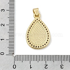 Religión latón micro pavimentar colgantes de circonio cúbico&nbsp;KK-H267-099G-02