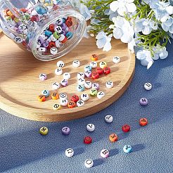 DIY griechische Alphabet Perle Stretch Armbänder machen Kits&nbsp;DIY-CA0001-26