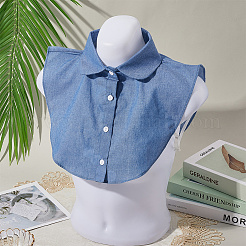 Colletti della camicia in cotone staccabili&nbsp;AJEW-WH20816-025B