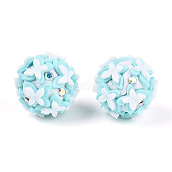 Handgefertigte Polymer Clay Strass- und Harzperlen&nbsp;CLAY-T022-01C