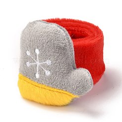 (vente d'usine de fêtes de bijoux) bracelets de claque de noël&nbsp;BJEW-B012-03
