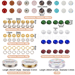 Kit de fabrication de bagues et bracelets à faire soi-même&nbsp;DIY-NB0009-34