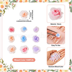 Undurchsichtige Decoden-Cabochons aus Harz&nbsp;CRES-TAC0003-22