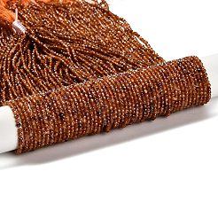 Natürliche orange Granatperlen Stränge&nbsp;G-RM2025-03-2.5mm