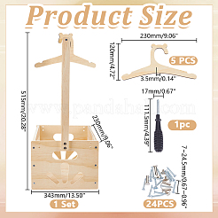 Holzkisten für Babyparty-Schränke&nbsp;AJEW-WH0596-371A