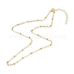Collana con catene satellitari in acciaio inossidabile 304&nbsp;NJEW-JN03594-02