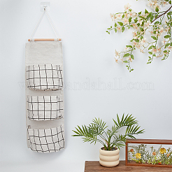 An der Wand befestigte Aufbewahrungstaschen zum Aufhängen&nbsp;DIY-WH0899-643