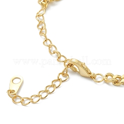 Messing micro pave klar kubik zirkonia chokerhalsketten&nbsp;NJEW-H308-04G