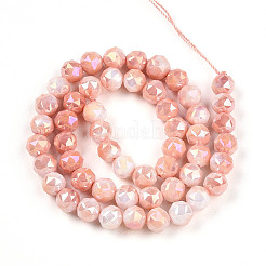 Brins de perles de verre électrolytiques anti-ternissement&nbsp;GLAA-N010-8mm-08