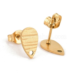 Accesorios para pendientes de acero inoxidable 304 con revestimiento iónico (IP)&nbsp;STAS-O119-27G