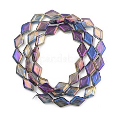FilI di perline in vetro placcato&nbsp;EGLA-B010-01A-FR01