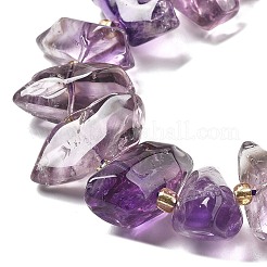 Natürlichen Amethyst Perlen Stränge&nbsp;G-C179-D01-01