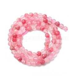 Natur Rhodonit Perlen Stränge&nbsp;G-Z083-A01-4mm