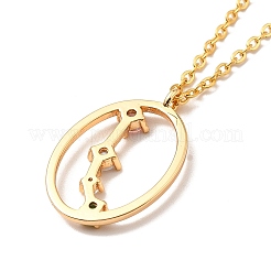 Collier pendentif constellation de zircons cubiques colorés&nbsp;LS-NJEW-H166-01D
