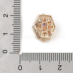 Perline zirconi micro pave  in ottone&nbsp;KK-K297-28G-03