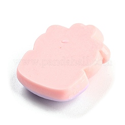 Cabochons aus undurchsichtigem Harz mit Schweinemotiv&nbsp;RESI-C042-03F