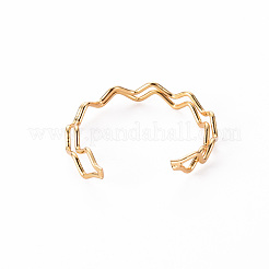Messing Manschettenringe&nbsp;RJEW-Q765-030-NF