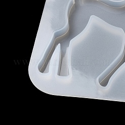 Moules en silicone pour pendentif de renne de noël&nbsp;DIY-P075-C03