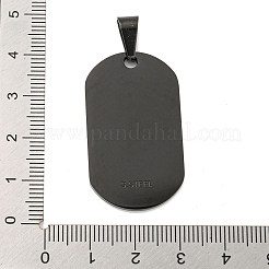Ciondoli in acciaio inossidabile chirurgico 316&nbsp;STAS-E212-123EB-02