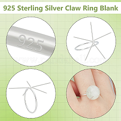 1 Stück: 925 Sterlingsilber-Ringkomponenten&nbsp;FIND-BC0013-83A