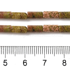 Natur Unakit Perlen Stränge&nbsp;G-B091-A02-01