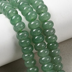 Chapelets de perles de jade blanche naturelle&nbsp;G-E507-01Q