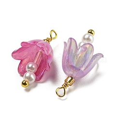 Colgantes de perlas de imitación de plástico abs&nbsp;KK-C046-05