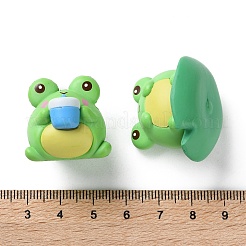 8 Stück Frosch-Displaydekoration aus Kunstharz.&nbsp;AJEW-S037-02