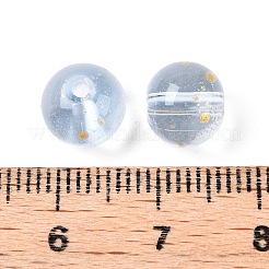 Perles de verre de peinture de cuisson givrée&nbsp;DGLA-N005-8mm-07
