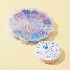 Kit per la creazione di orecchini con chip di pietre preziose fai da te&nbsp;DIY-FS0003-19