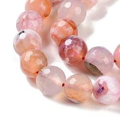 Filo di perline di agata naturale&nbsp;G-M437-C01-01D