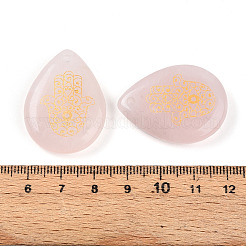 Ciondoli quazo rosa naturale&nbsp;G-N345-05E