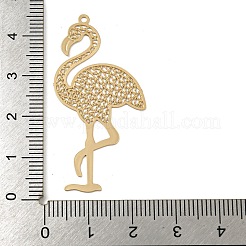 Anhänger aus geätzten Metallverzierungen aus Messing&nbsp;KKC-D001-02KCG