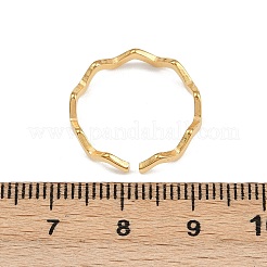 Offene Manschettenringe aus 304 Edelstahl für Damen&nbsp;LS-RJEW-K303-08G