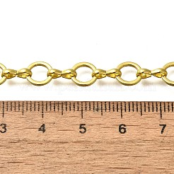 Catene a maglie in ottone placcato a cremagliera&nbsp;CHC-M027-08G