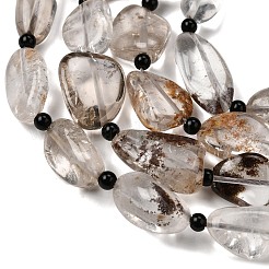 Lodolite naturale perle di quarzo fili&nbsp;G-F820-M01-02