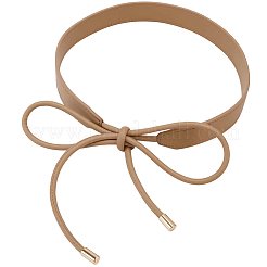 Wickel-Taillenbänder aus PU-Leder mit Schleife&nbsp;AJEW-WH20054-086A