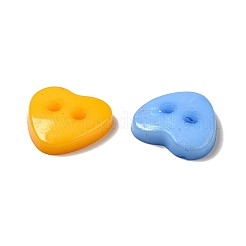 Herz Acryl Knöpfe&nbsp;BUTT-E071-A-M