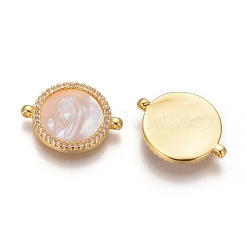 Connettori in ottone micro pavimentato in zirconia cubica&nbsp;KK-I656-50-02