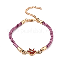 12 pz 12 colori braccialetti in poliestere&nbsp;BJEW-P340-06G