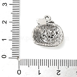 Pendentifs en alliage de zinc de style tibétain&nbsp;TIBEP-R334-072AS-RS
