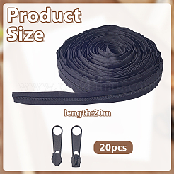 20 m lange Nylon-Reißverschlüsse&nbsp;FIND-AR0006-57