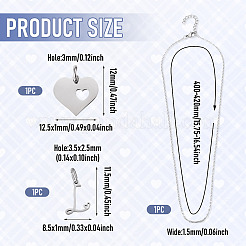 Colliers de bricolage faisant des kits&nbsp;DIY-TA0015-73L